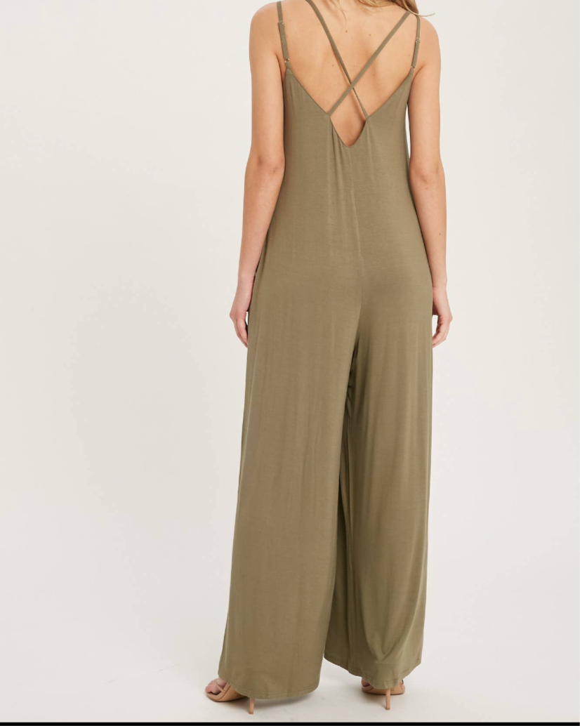 Straight Wide Leg Romper