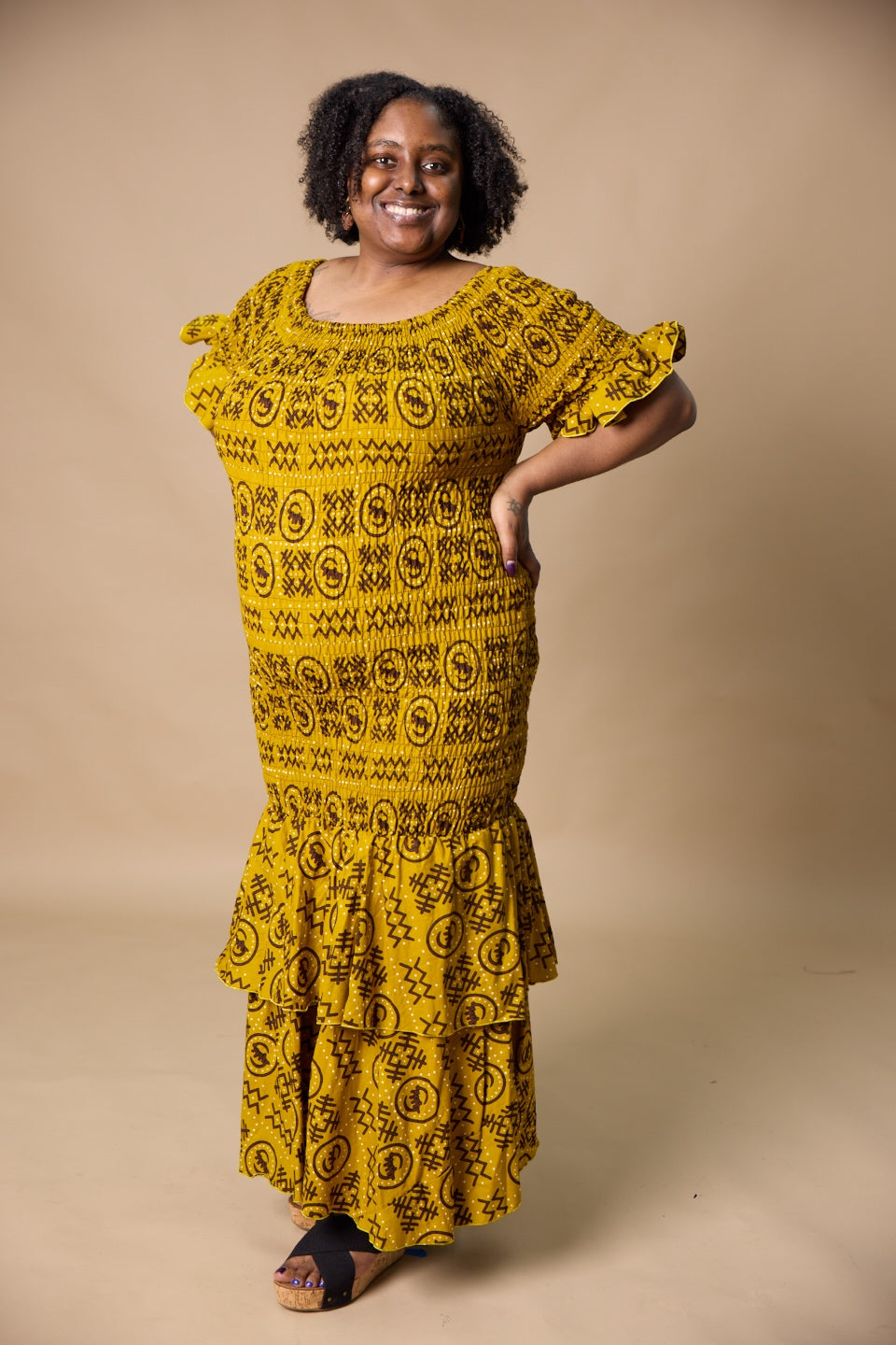 Sleeved Mermaid Dress