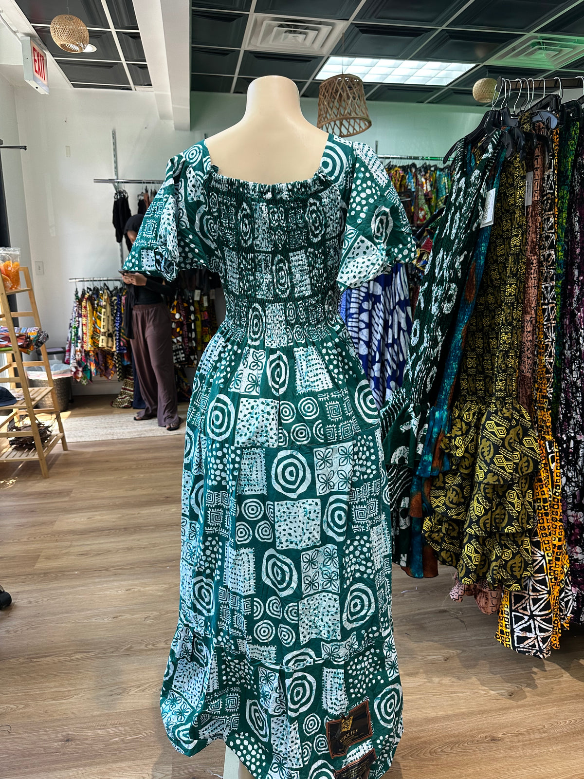 Flare Sleeve Long Dress