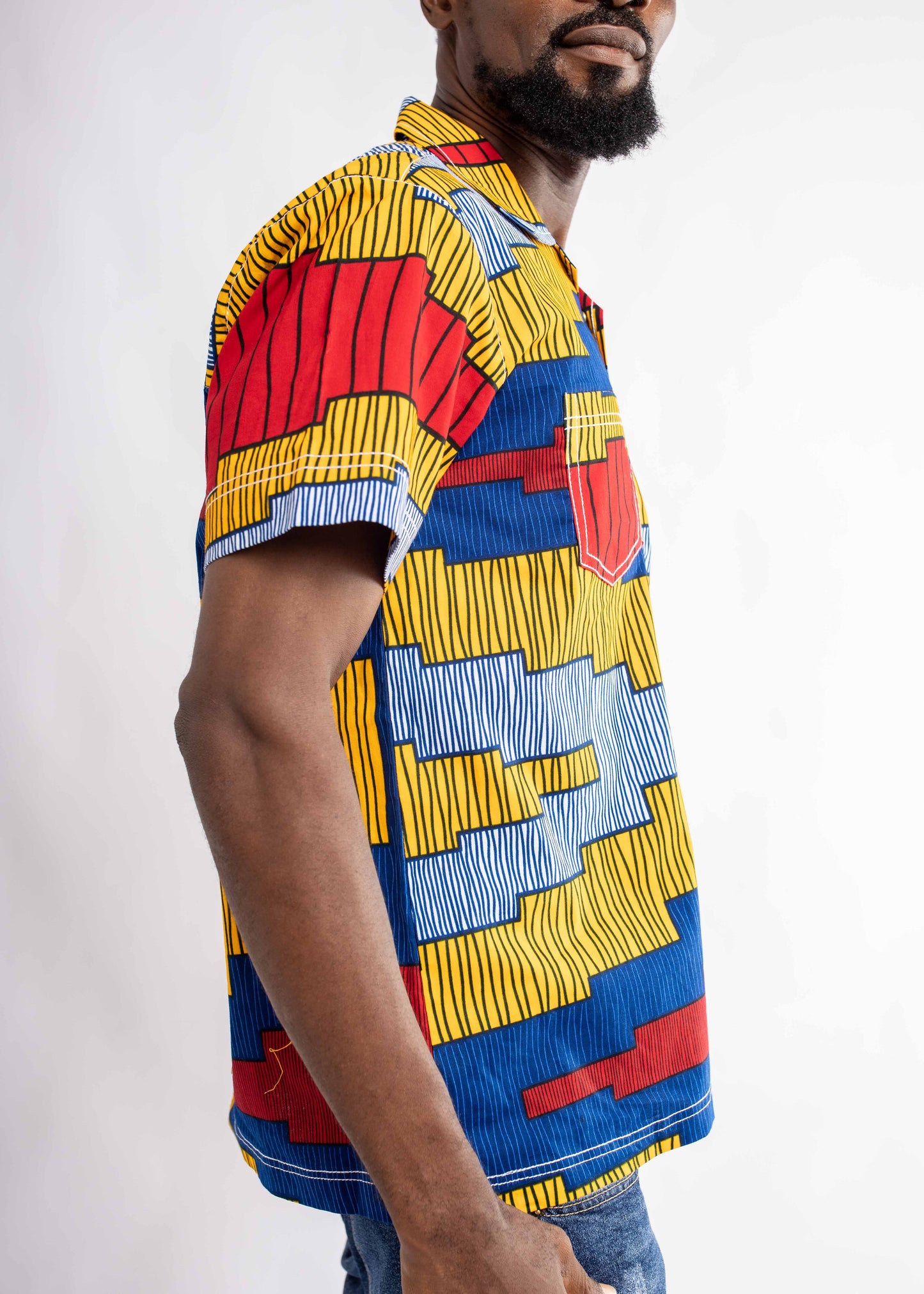 Stitch Collared Button Down