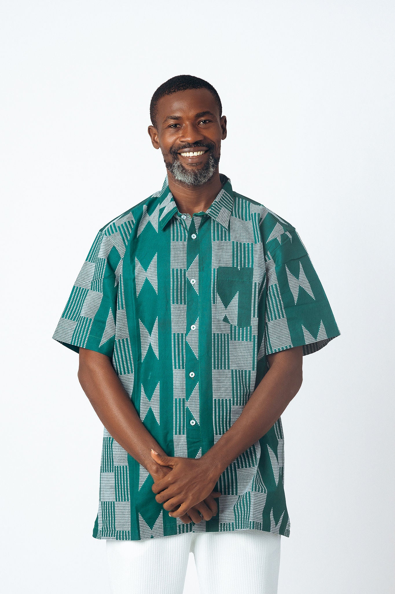 Collared Button Down Short Sleeve