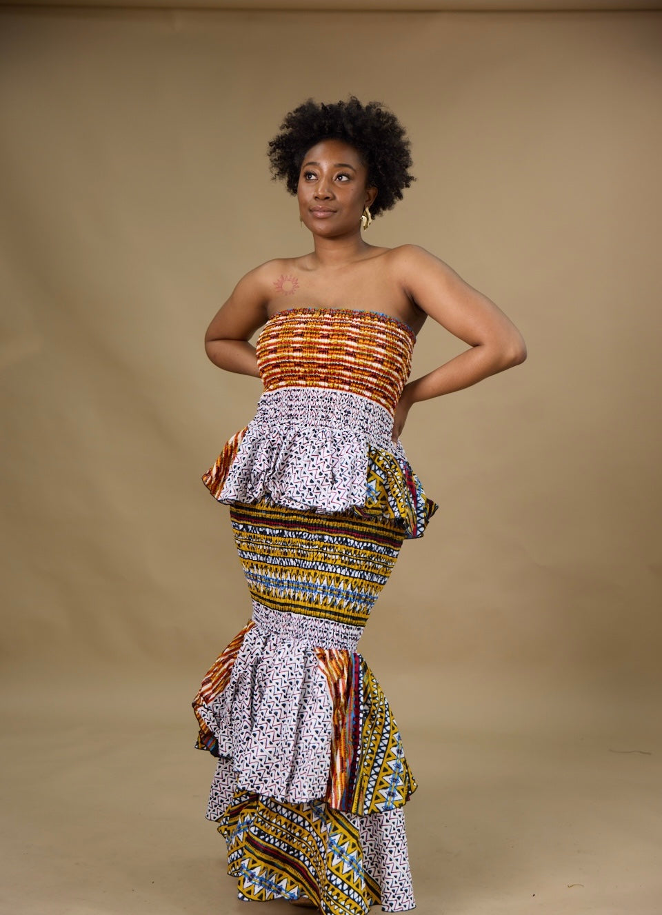 Tube Flare Top & Mermaid Skirt Set
