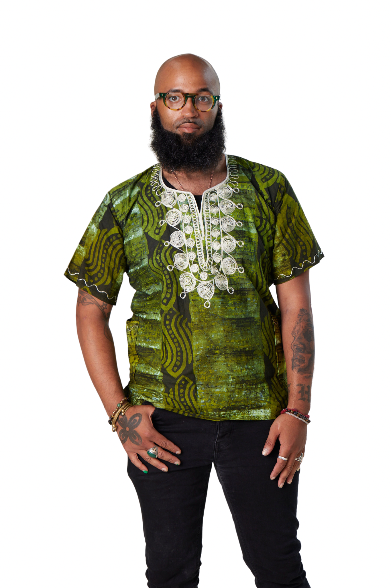 Round Neck Print Top