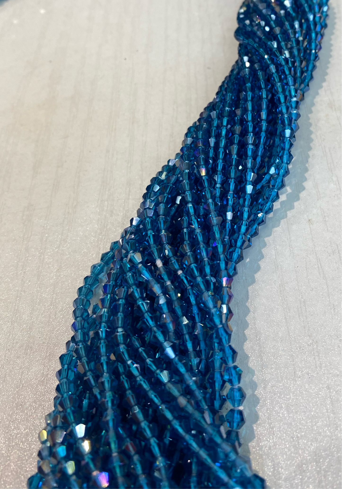 Water Blue Medium Beads