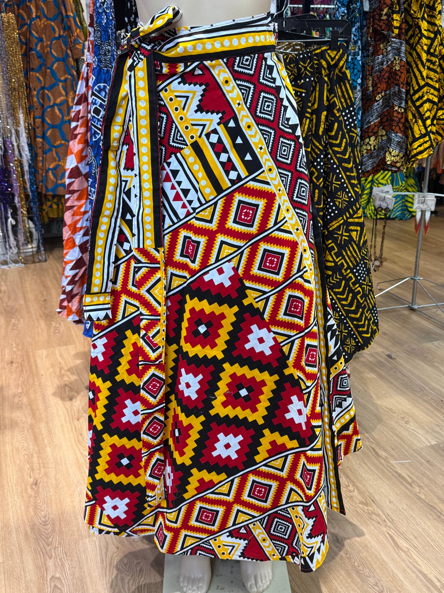 3 Way Wrap Dress / Skirt Long
