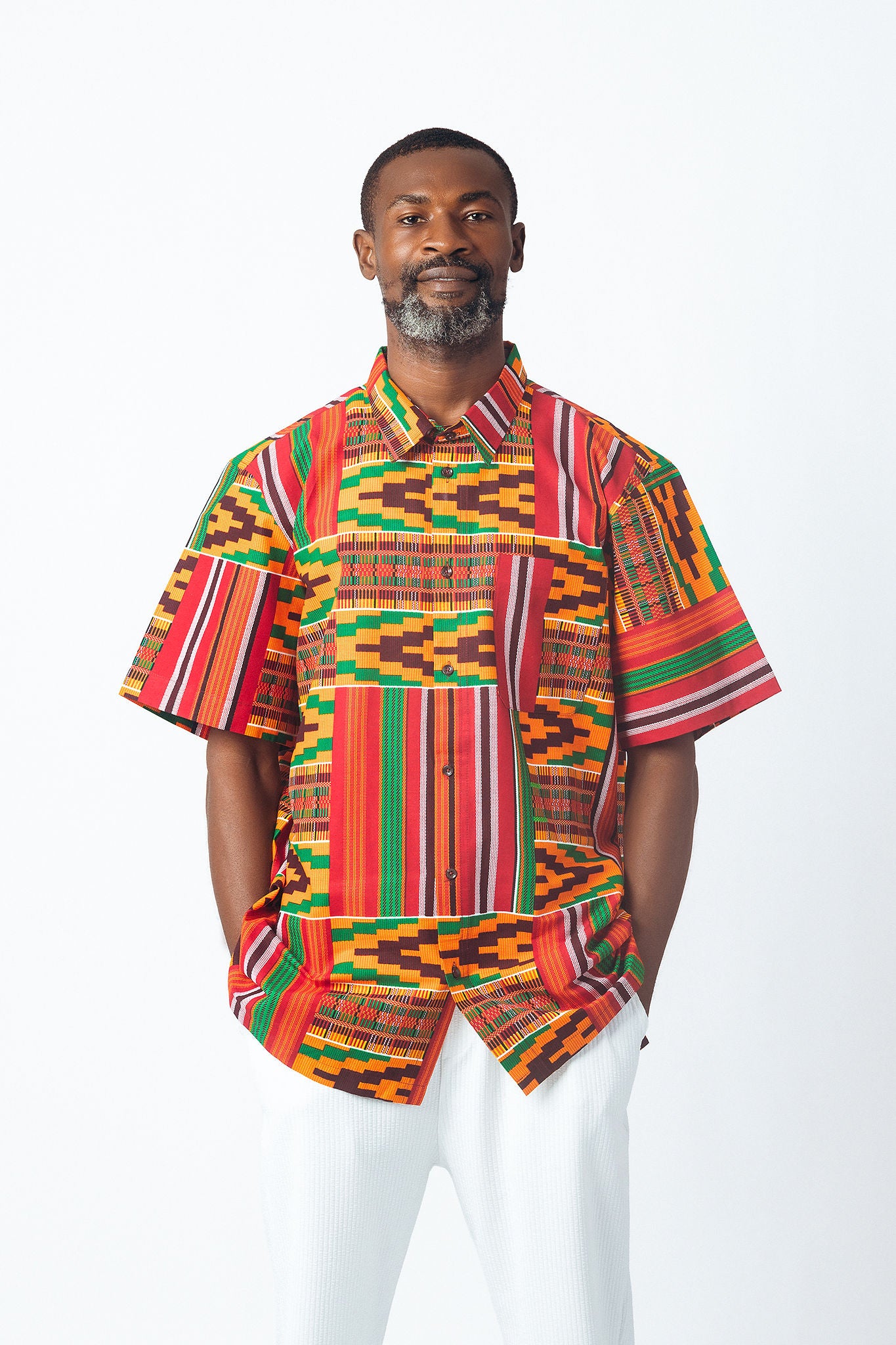Collared Button Down Short Sleeve