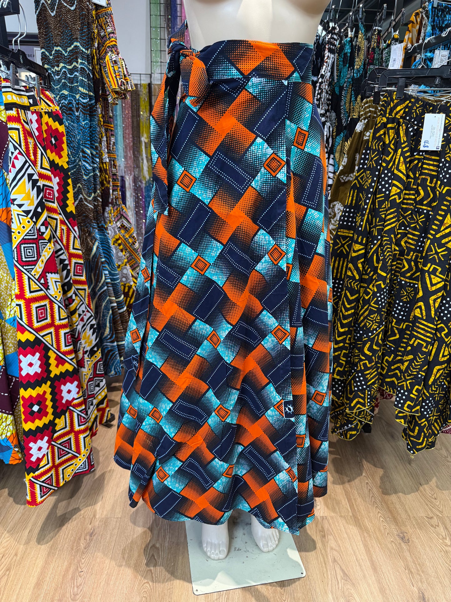 3 Way Wrap Dress / Skirt Long