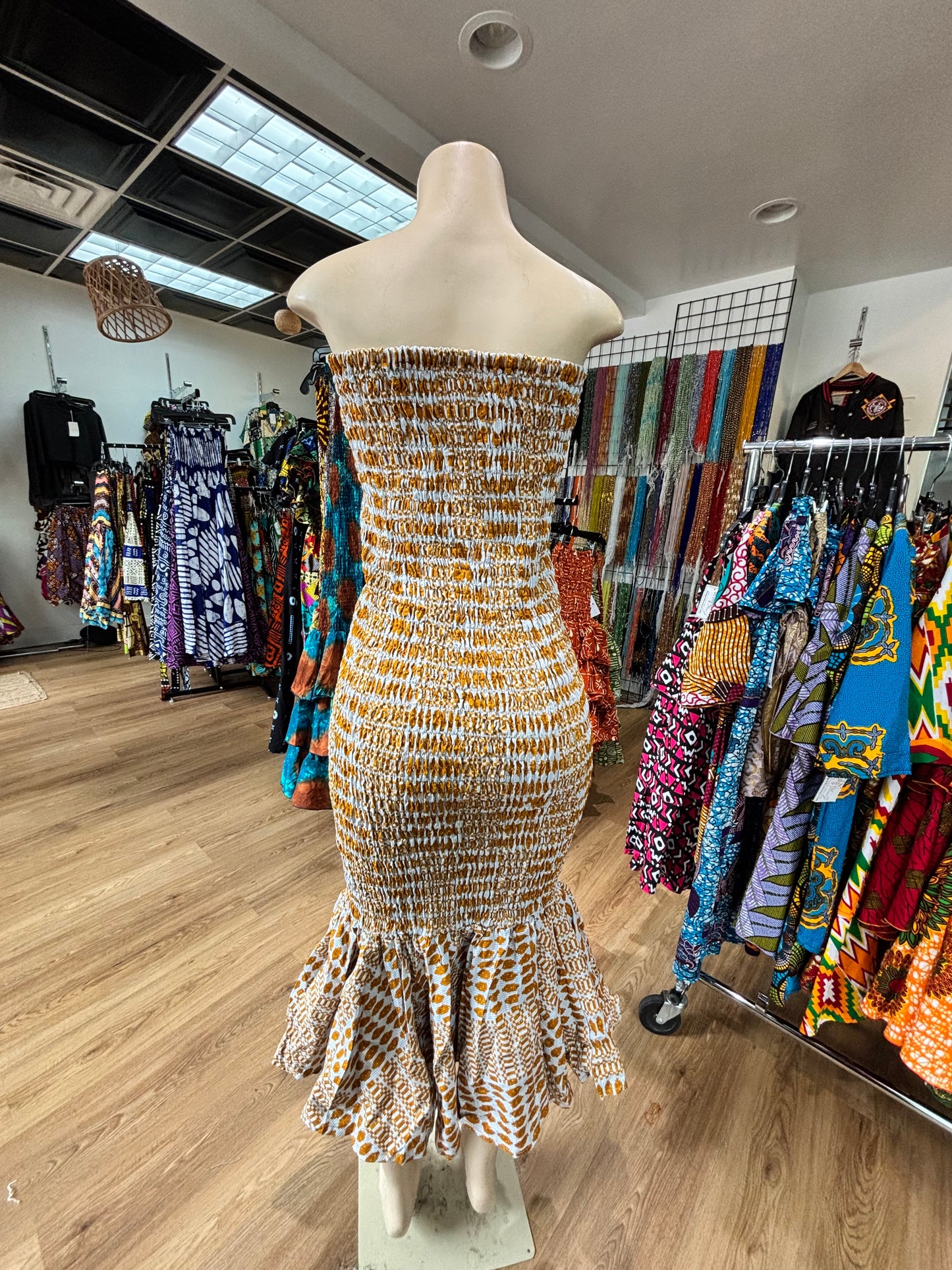 Sleeveless tube dress