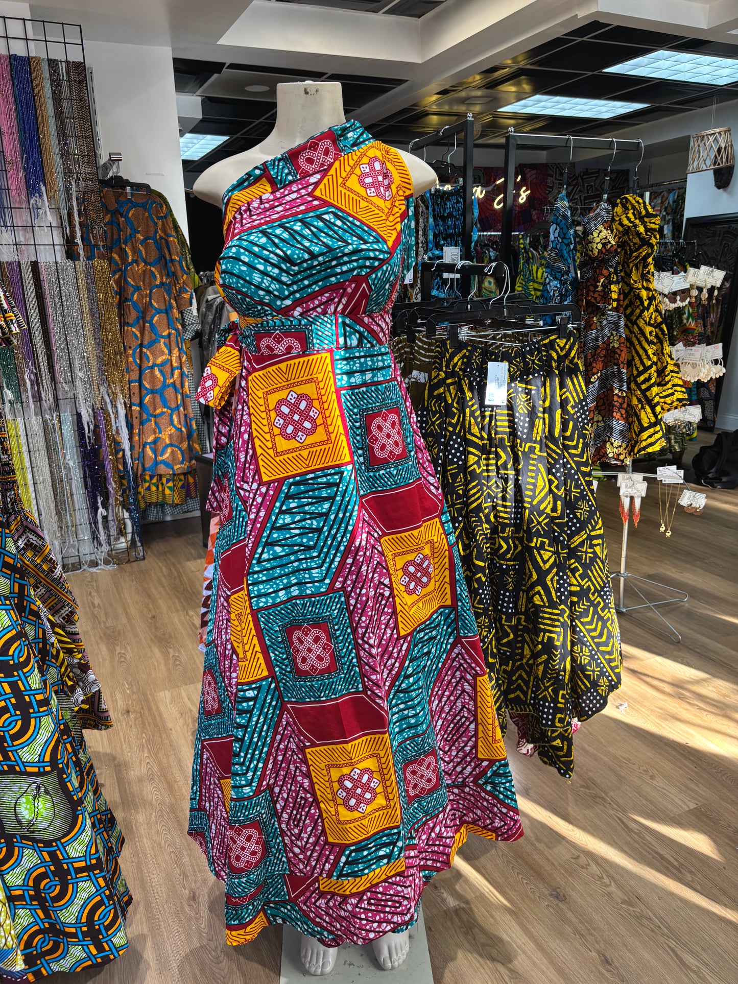 3 Way Wrap Dress / Skirt Long