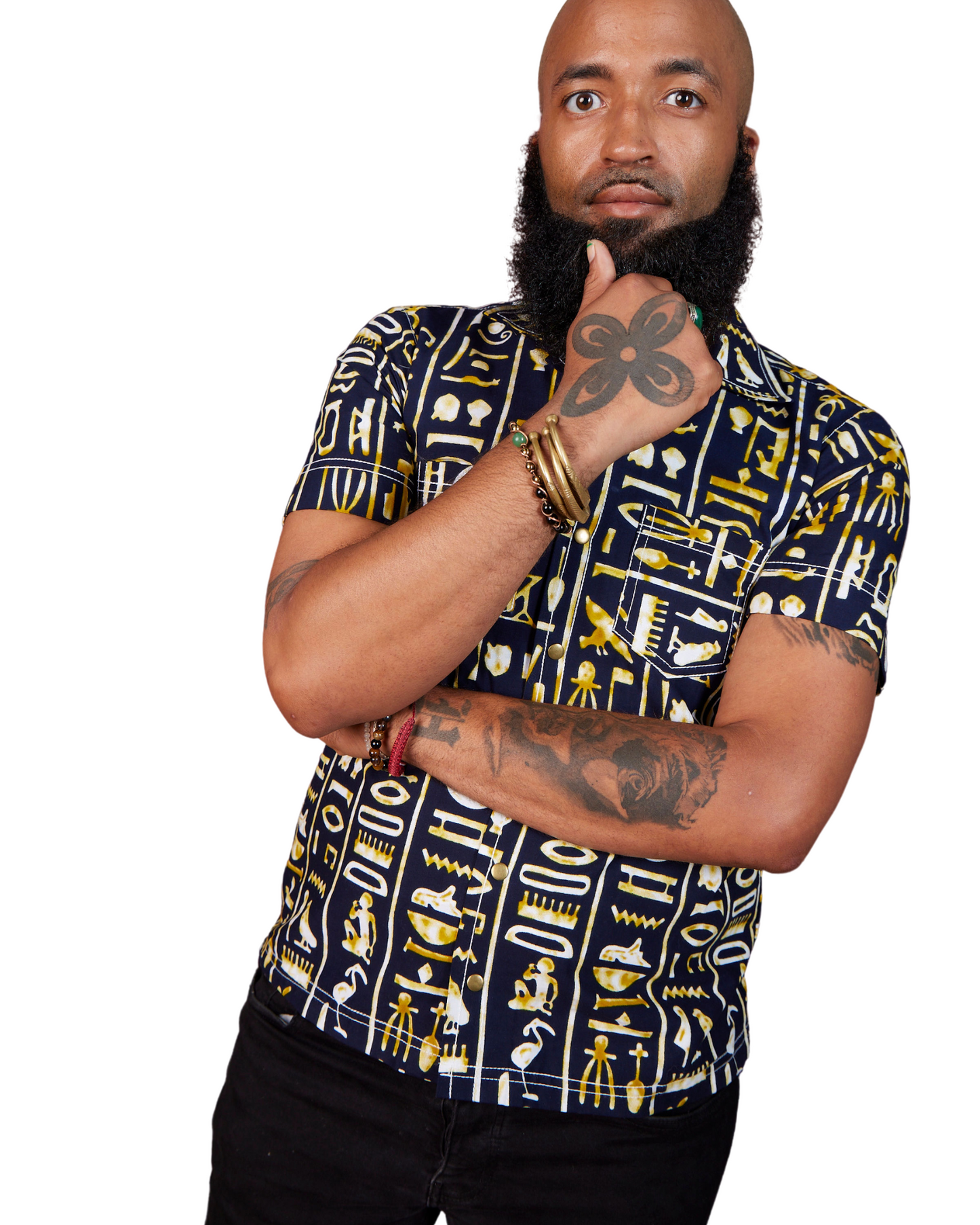 Stitch Collared Button Down