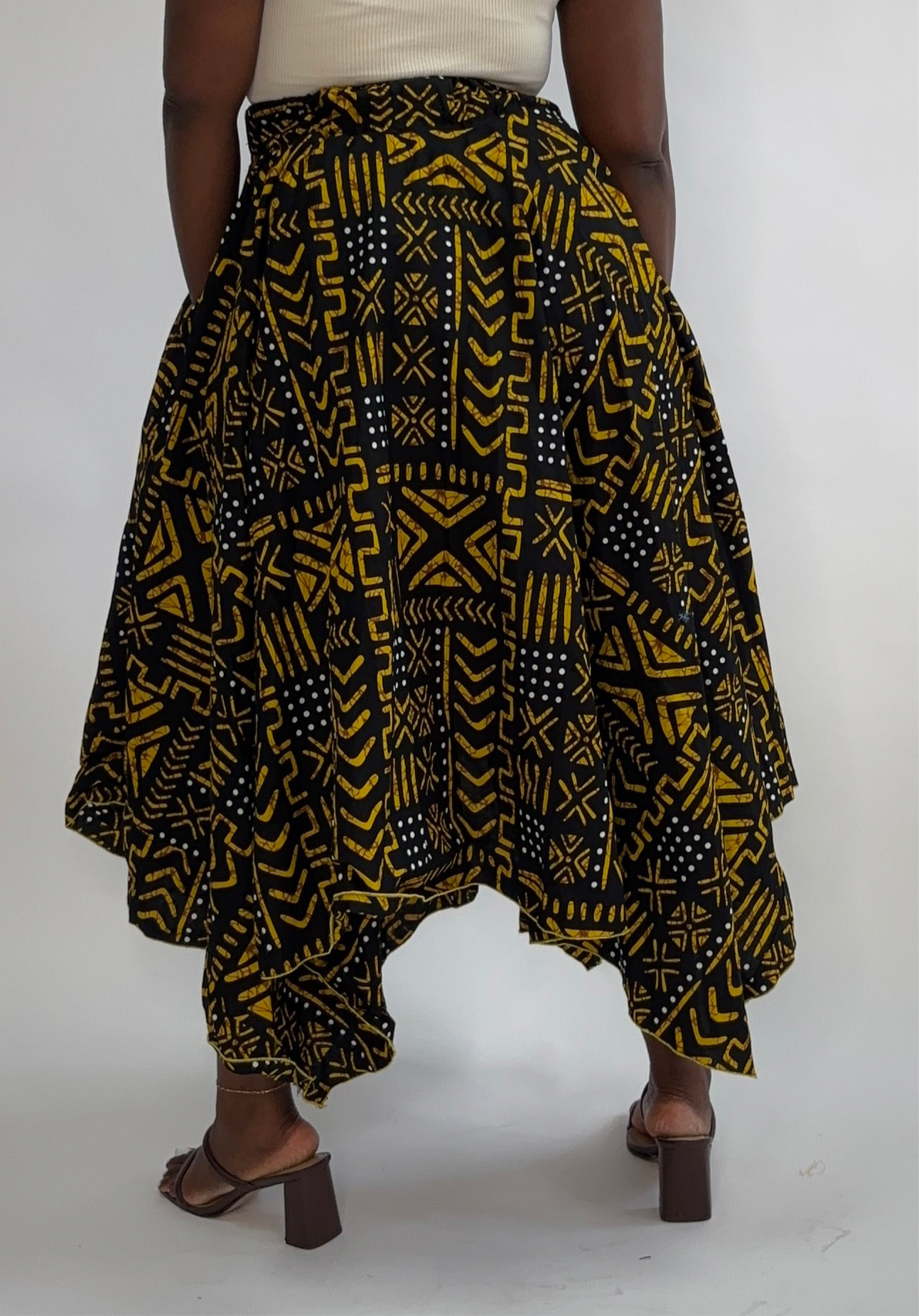 Angled Long Skirt