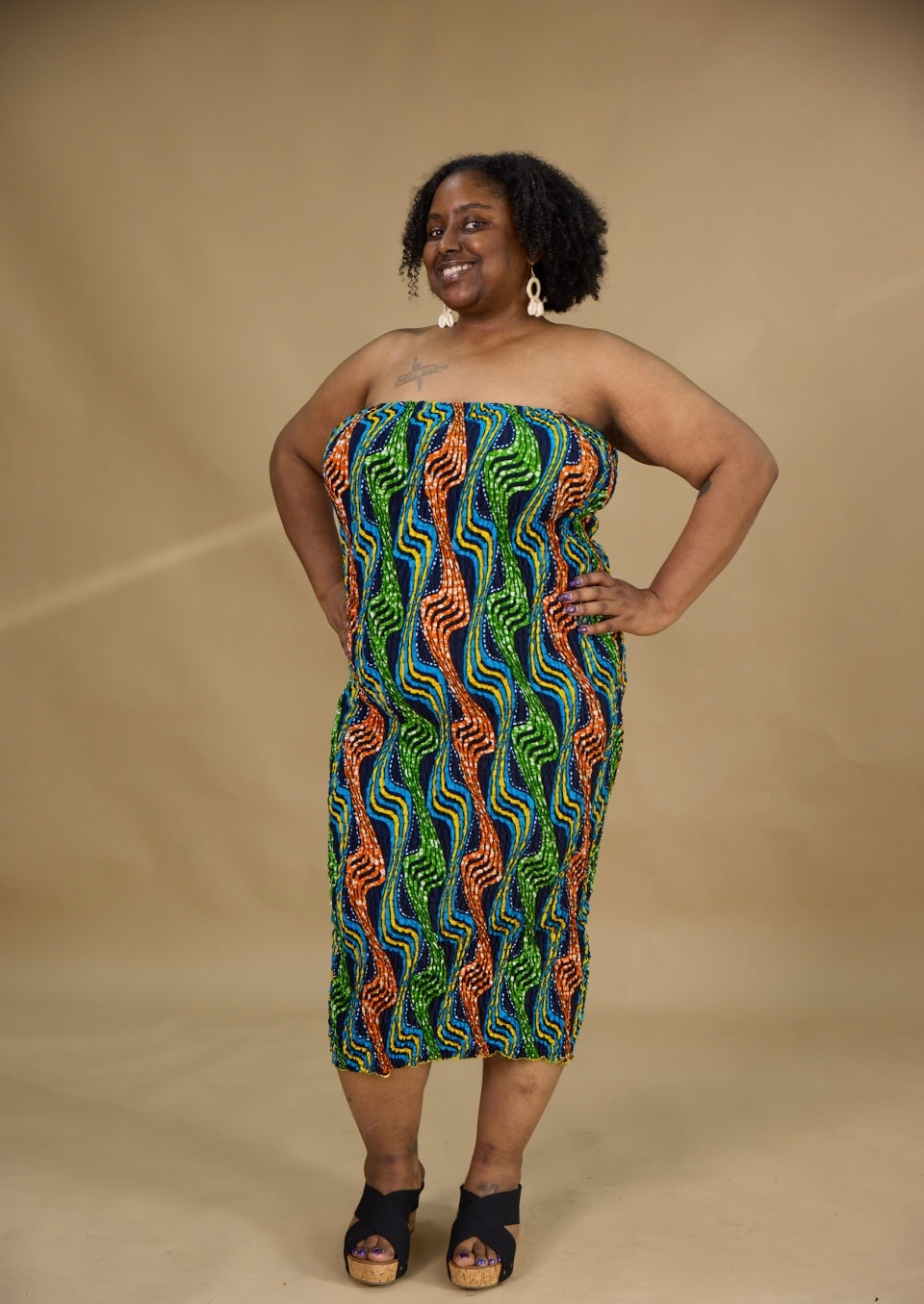 Midi length Tube Dress