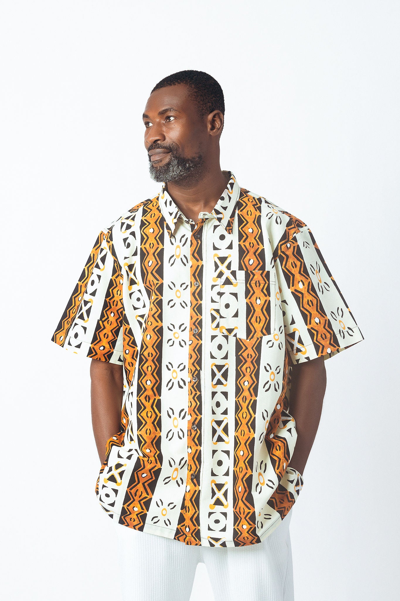 Collared Button Down Short Sleeve
