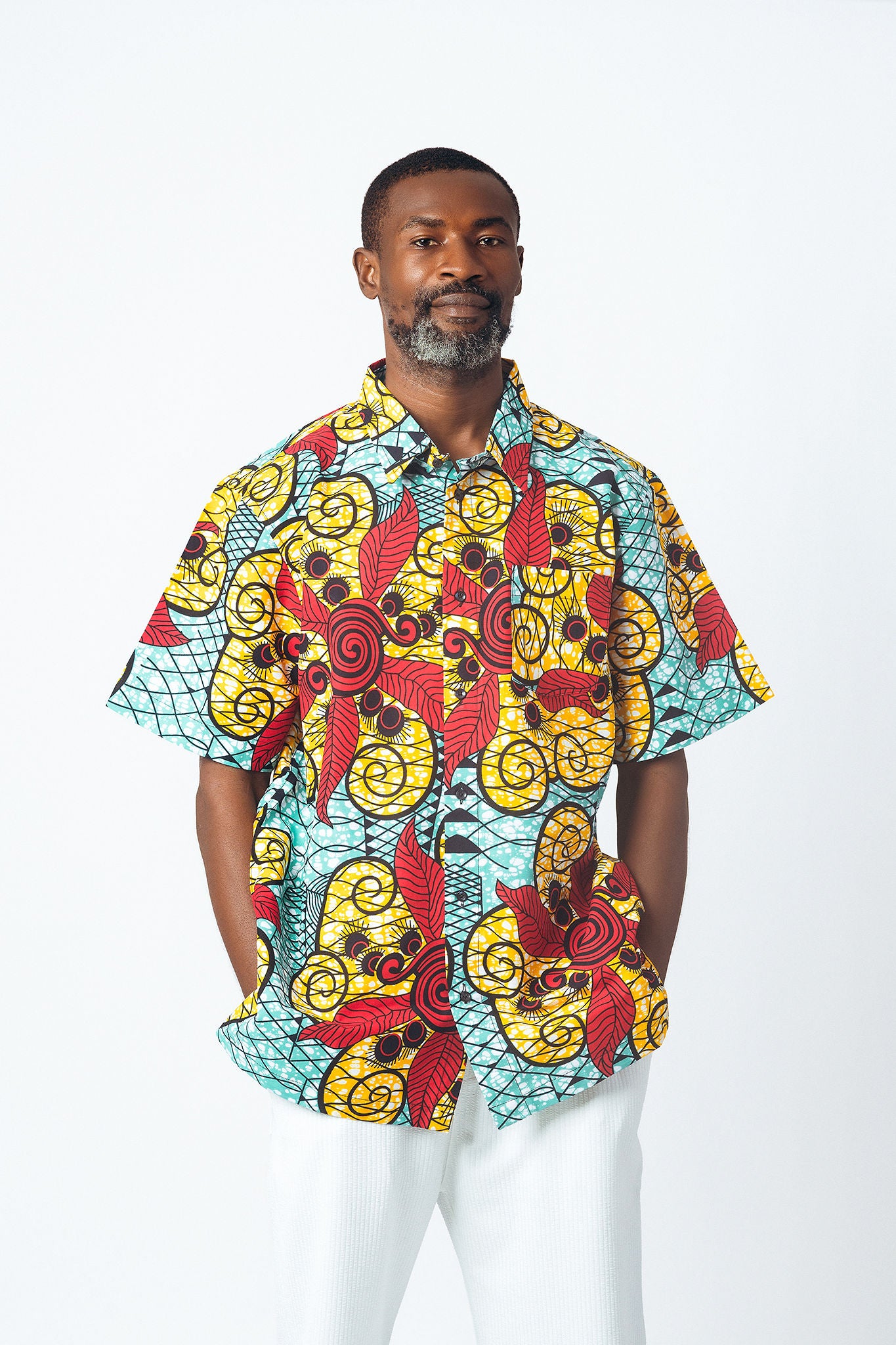 Collared Button Down Short Sleeve