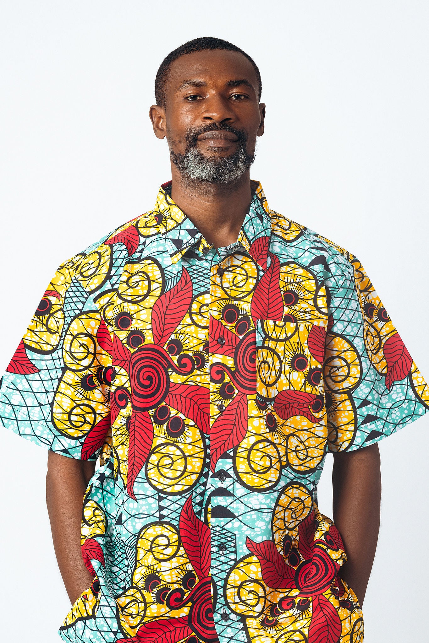 Collared Button Down Short Sleeve