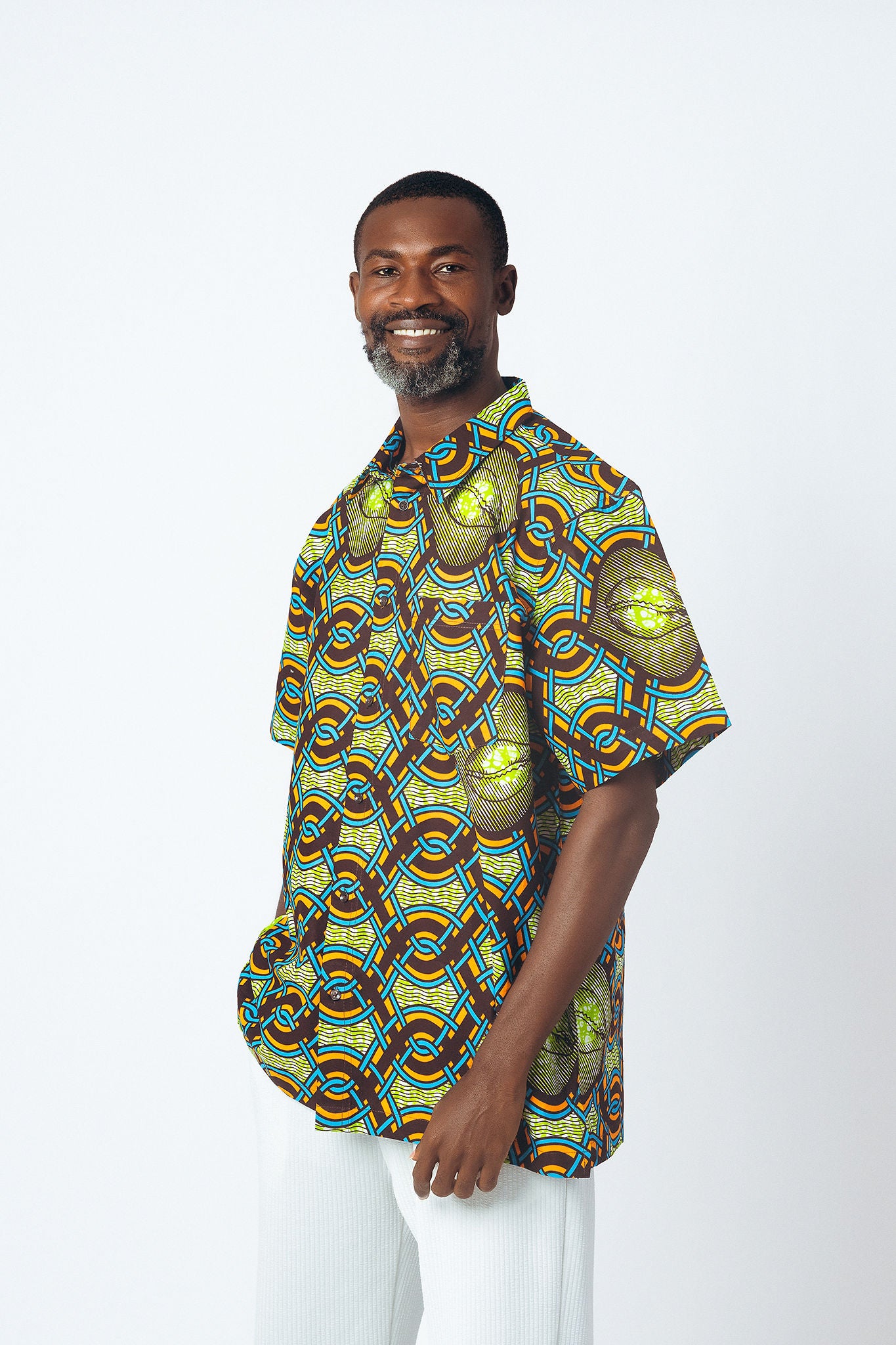 Collared Button Down Short Sleeve