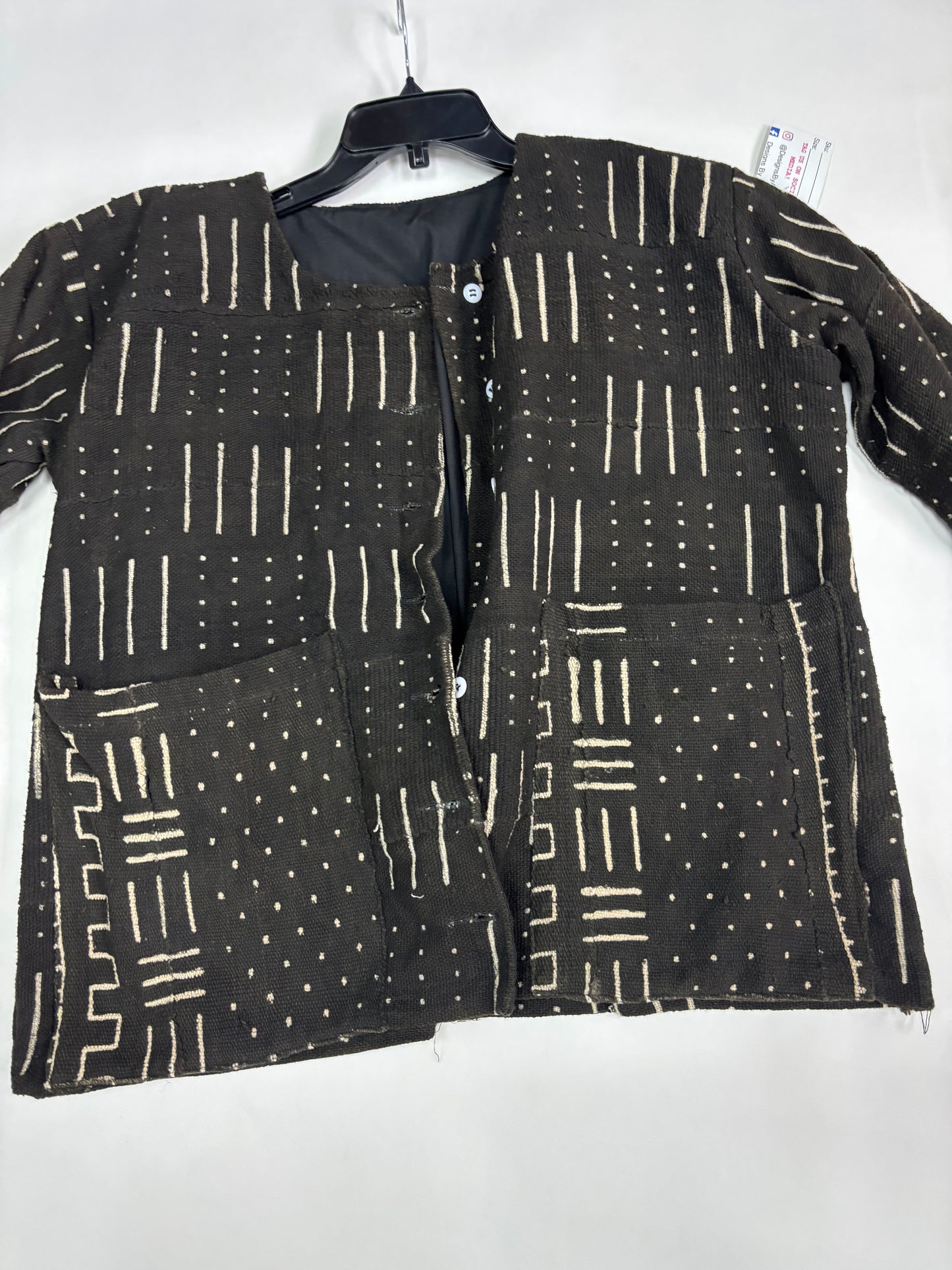 Mudcloth jacket
