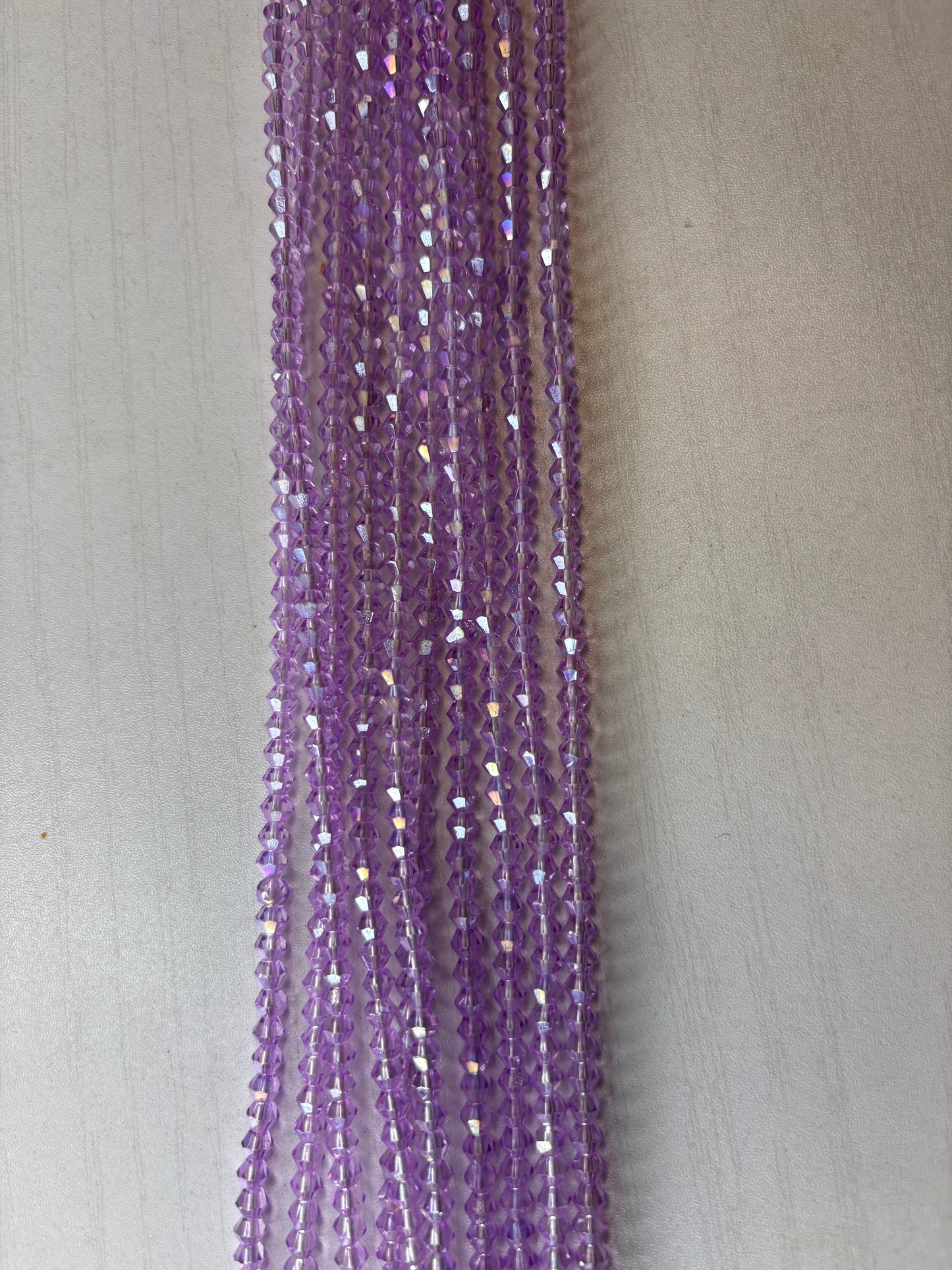 Purple Tiny Diamond Bead Waistbead