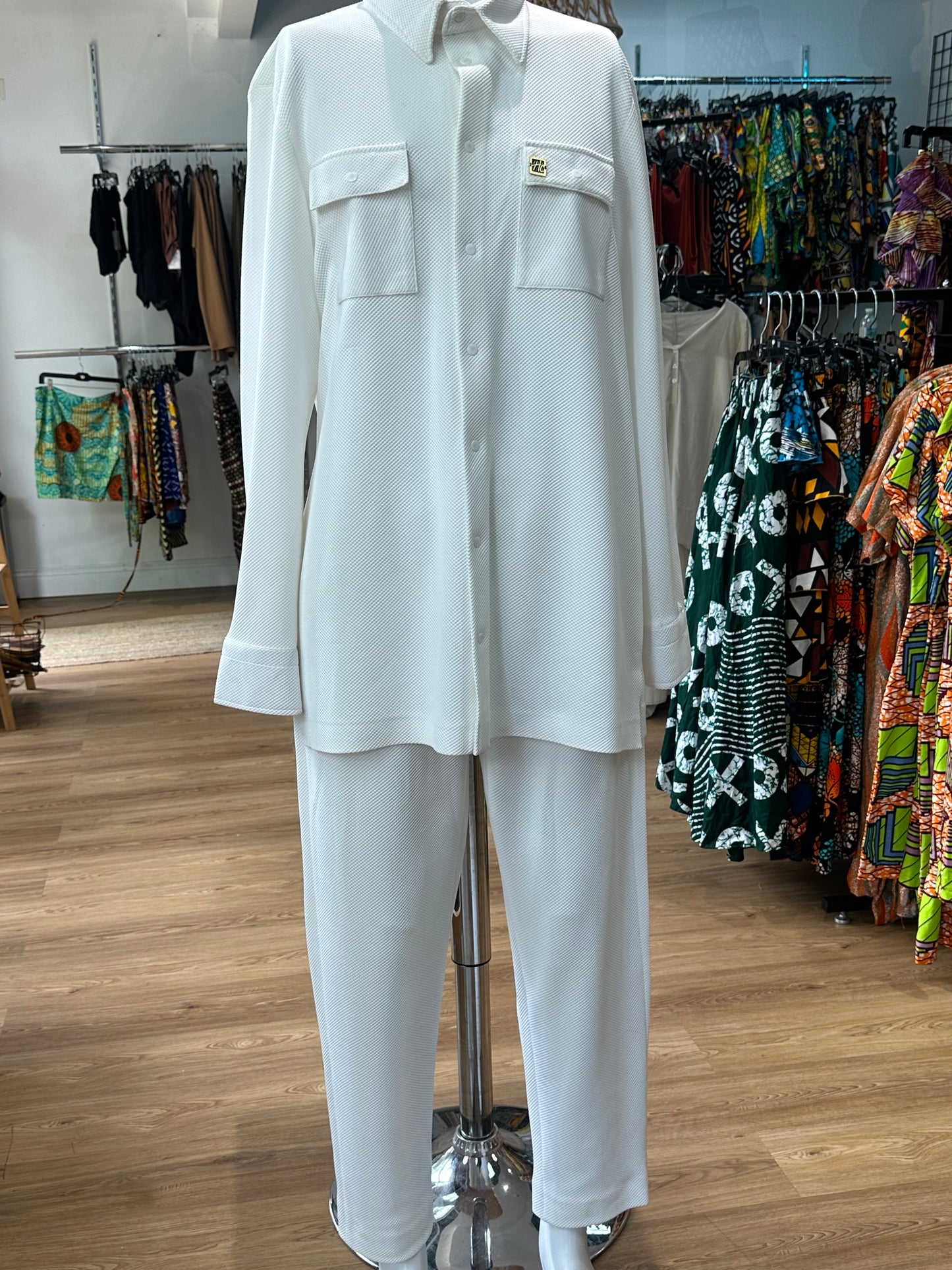 Men white set