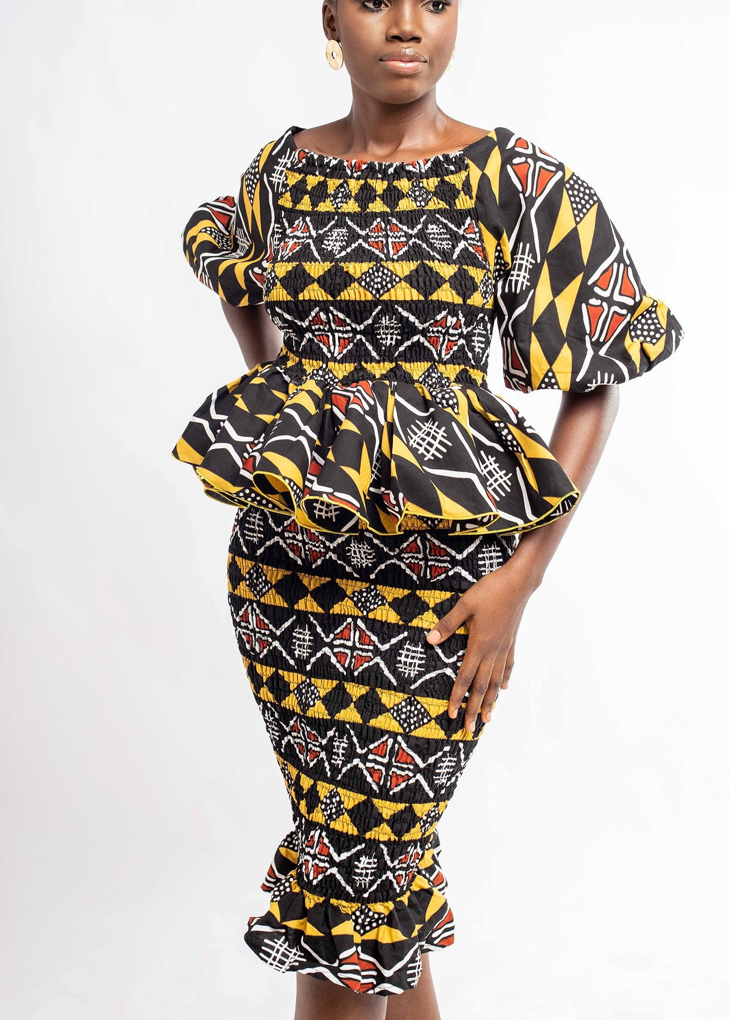 Elastic Peplum Skirt Only