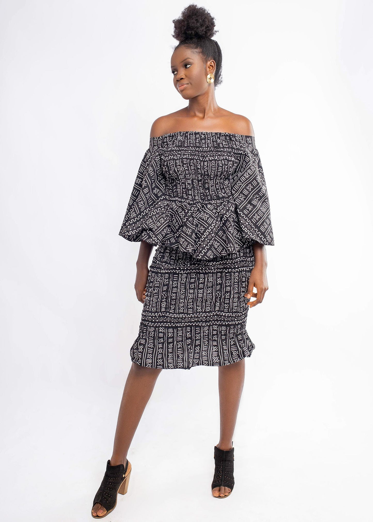 Elastic Peplum Top ONLY