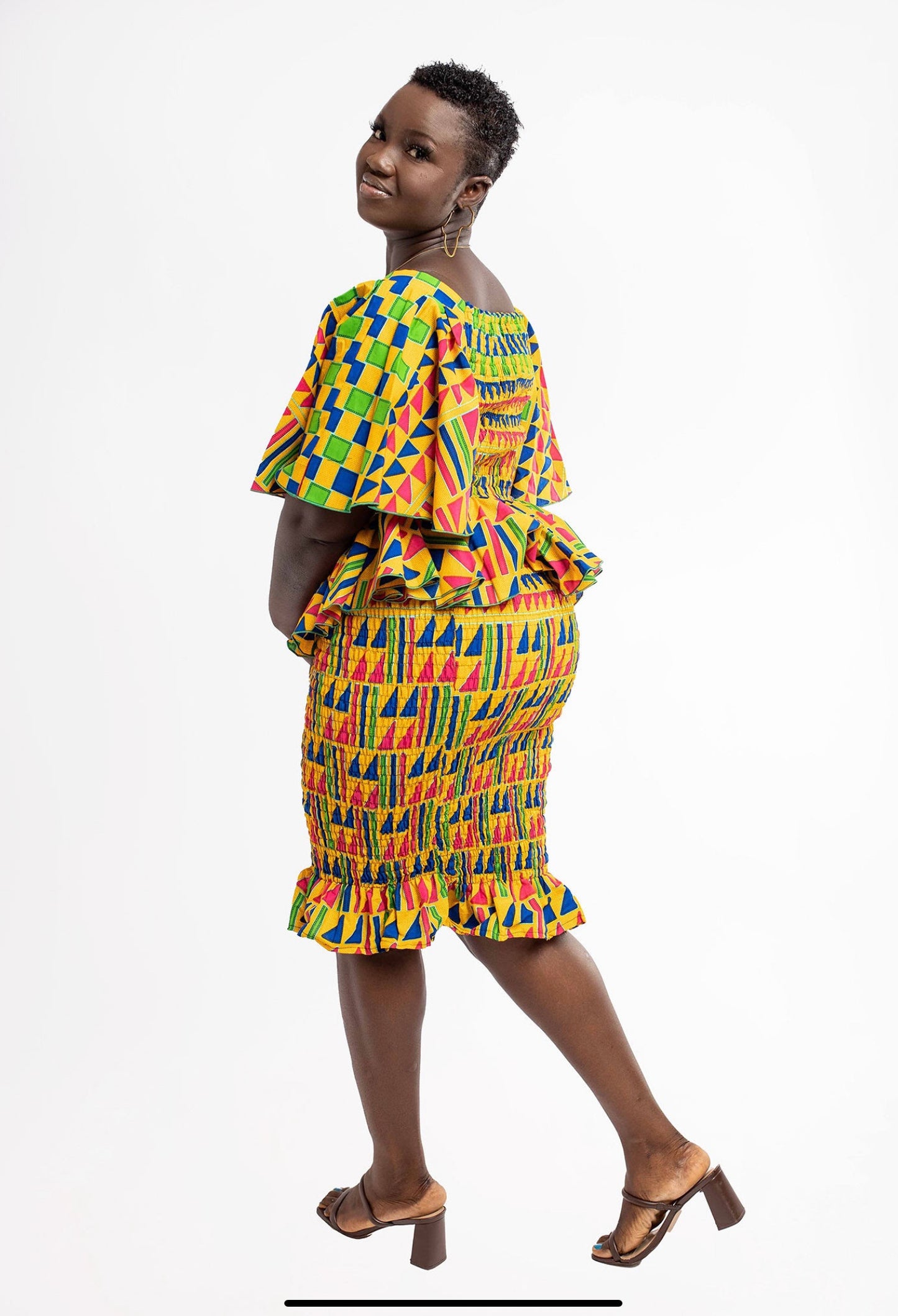 Elastic Peplum Skirt Only