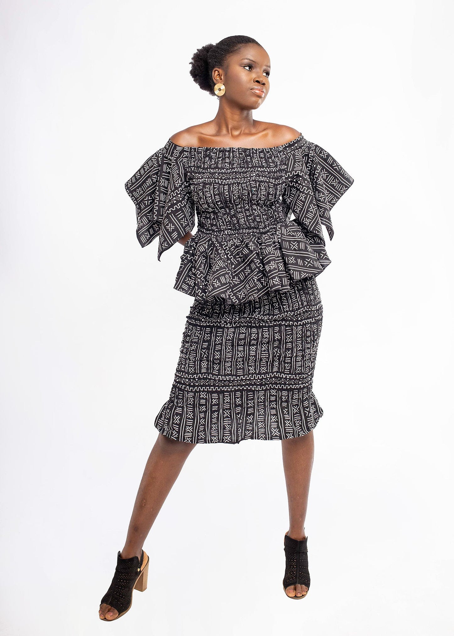 Elastic Peplum Top ONLY