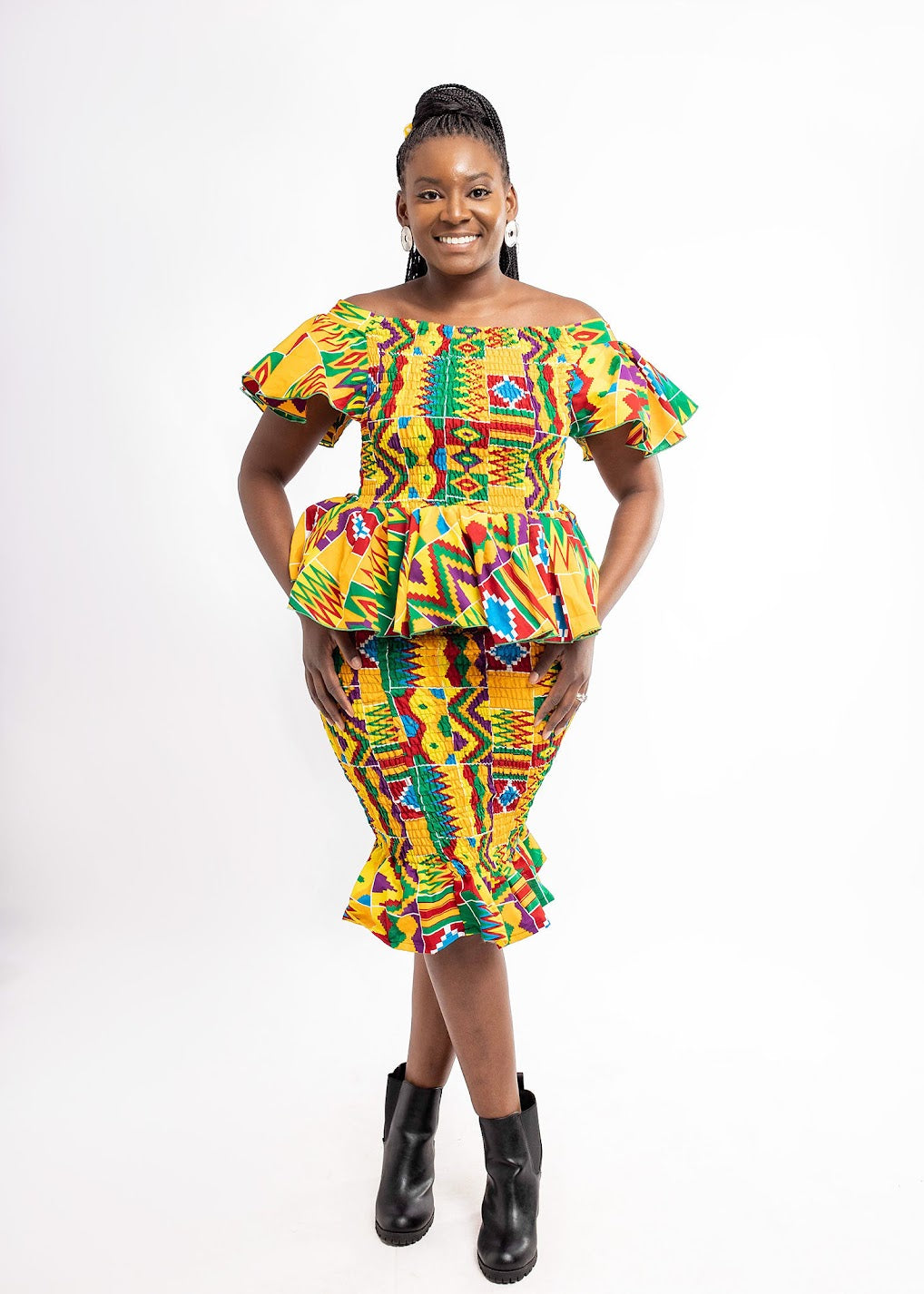Elastic Peplum Skirt Only