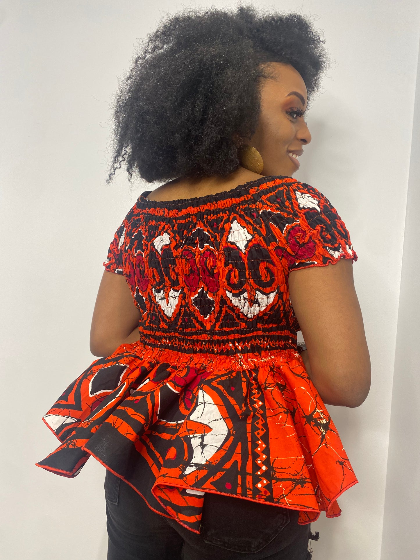 Off Shoulder Flare Top