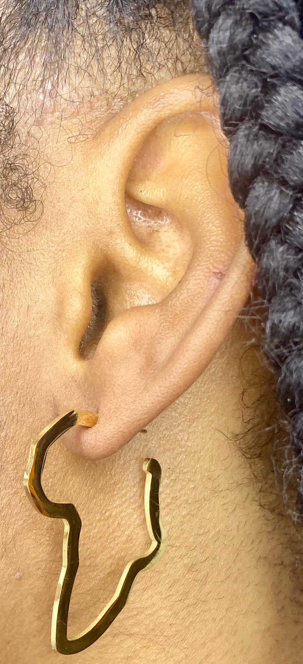 Metal Africa Earrings