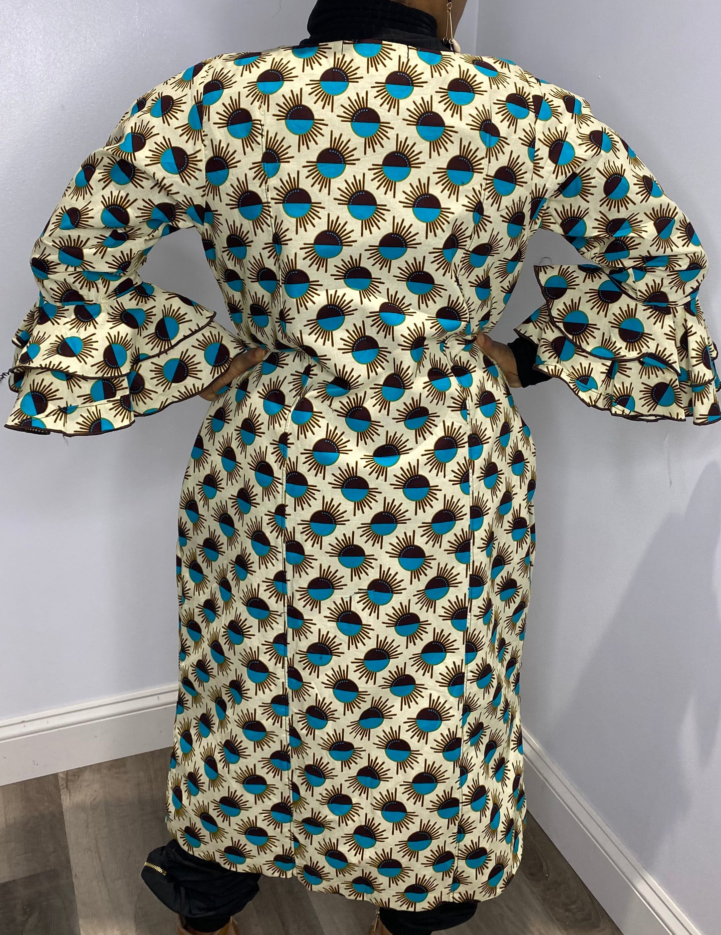 Long Flare Sleeve Jacket