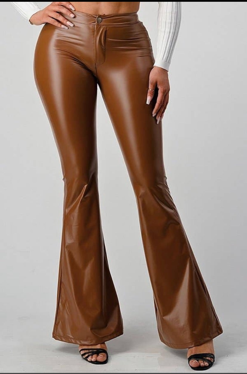 Faux Leather Pants