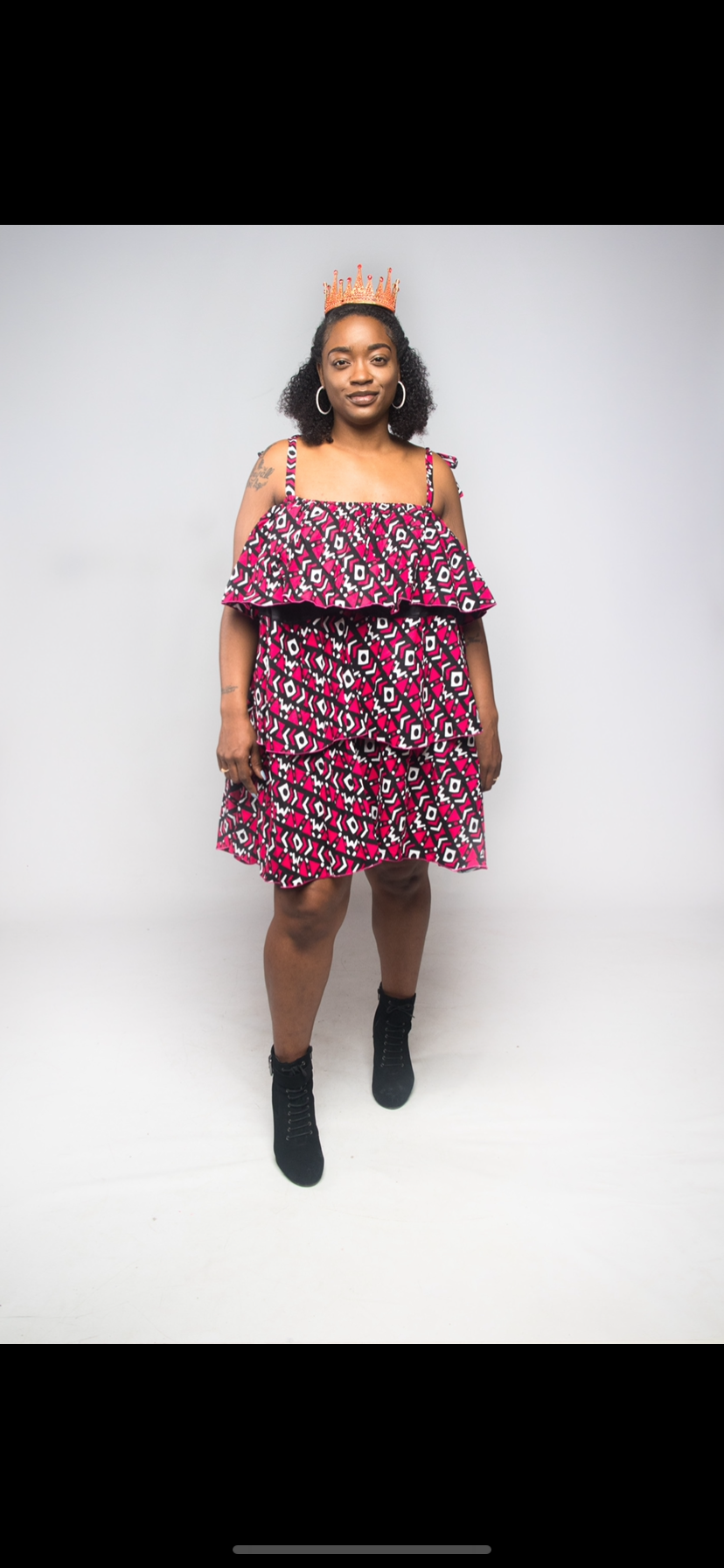 3 Layer Flare Dress