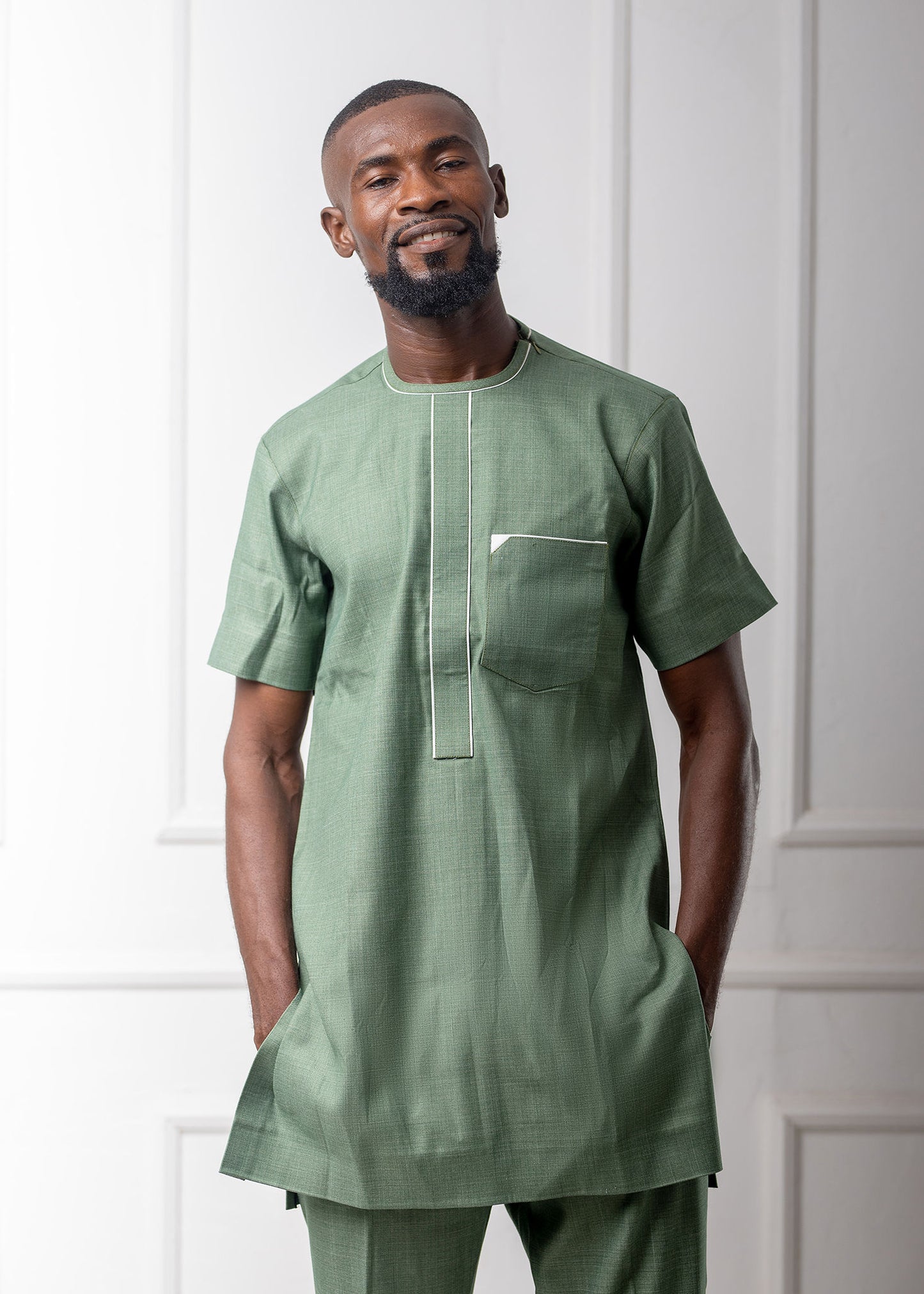 Short Sleeve Kaftan Set