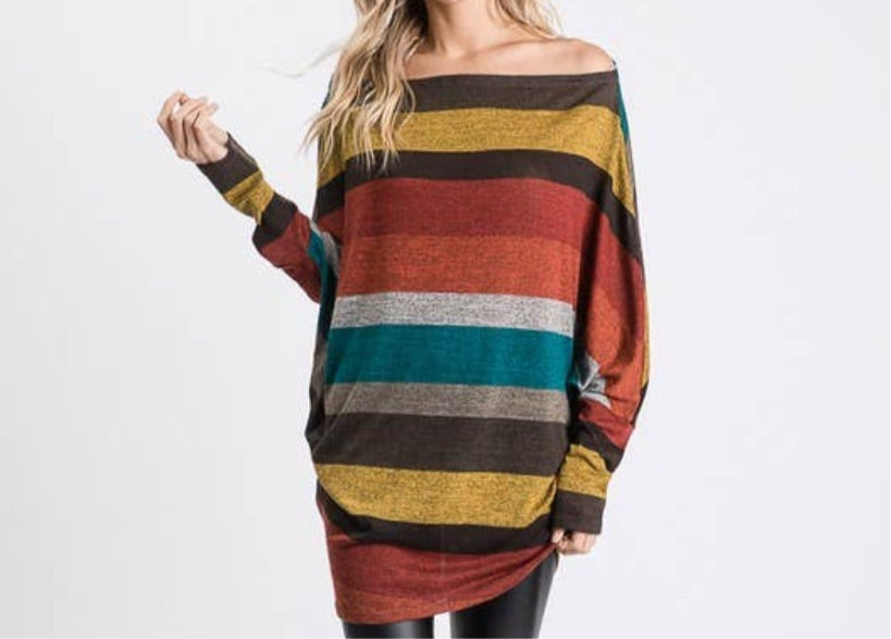 Striped Sweater Dress S Striped Sweater Dress S