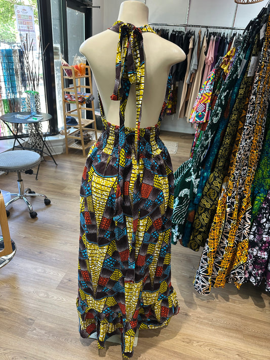 Sunshine backless red brown
