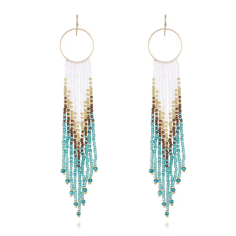 Beaded Dangle Earrings