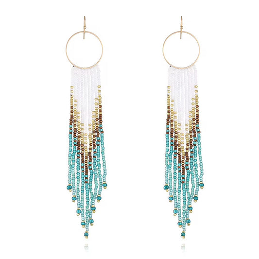 Beaded Dangle Earrings