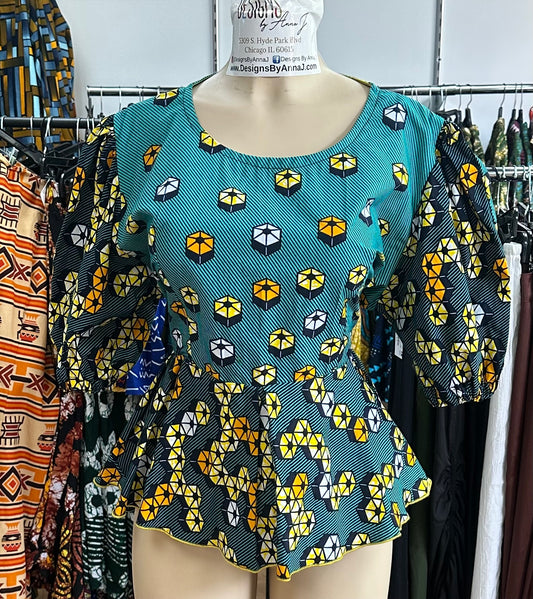 Tailored Peplum Top