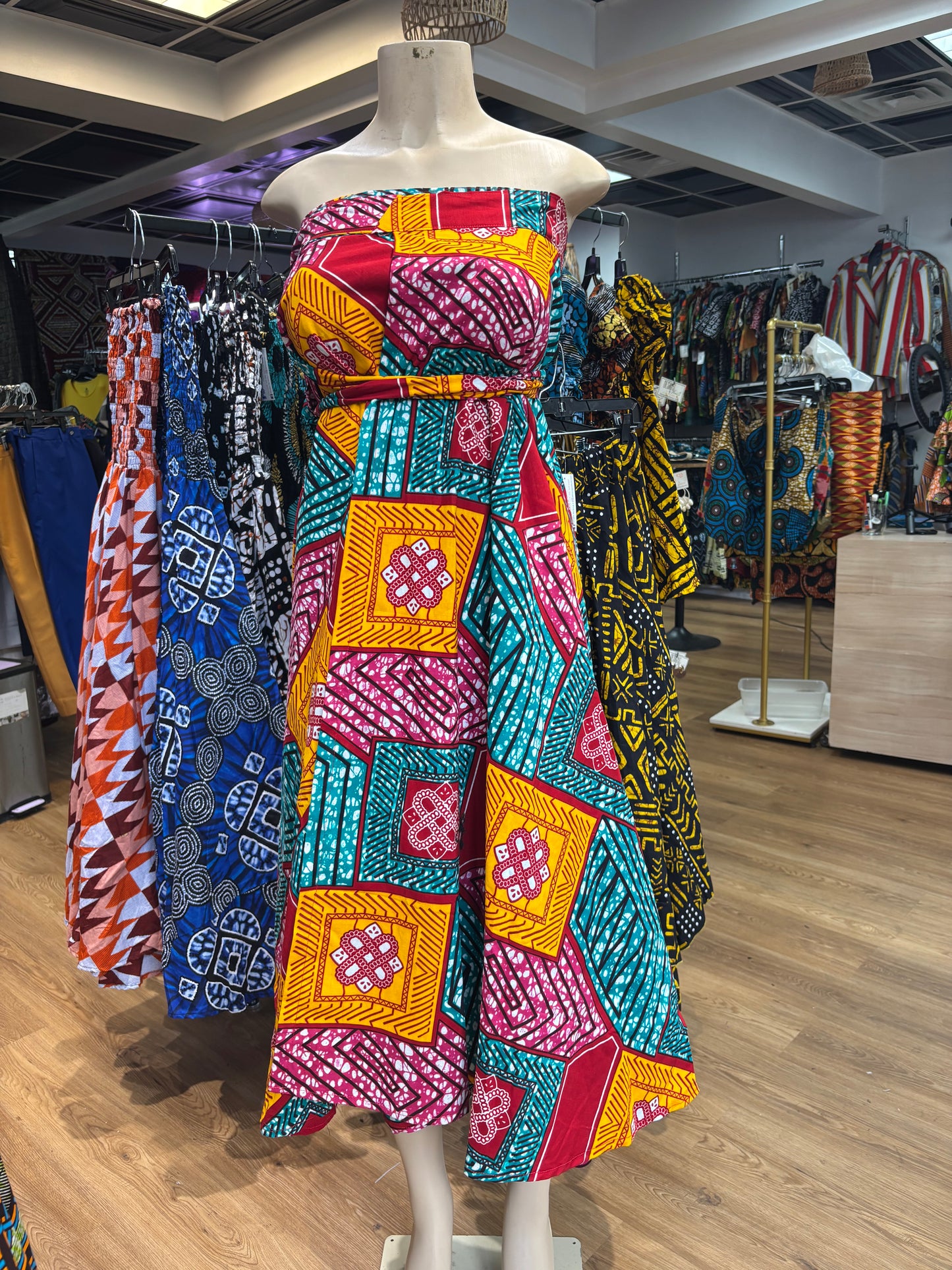 3 Way Wrap Dress / Skirt Long
