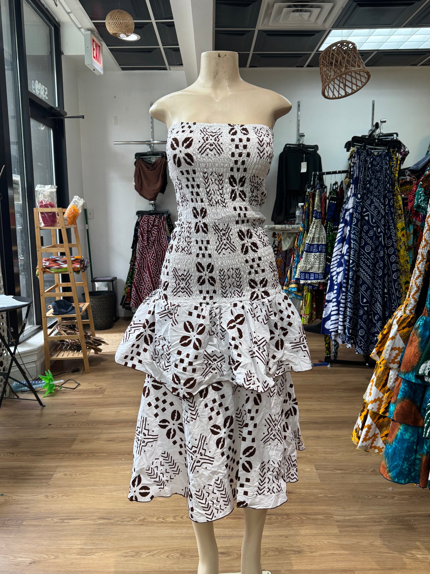 Mermaid skirt / Dress ONLY white brown