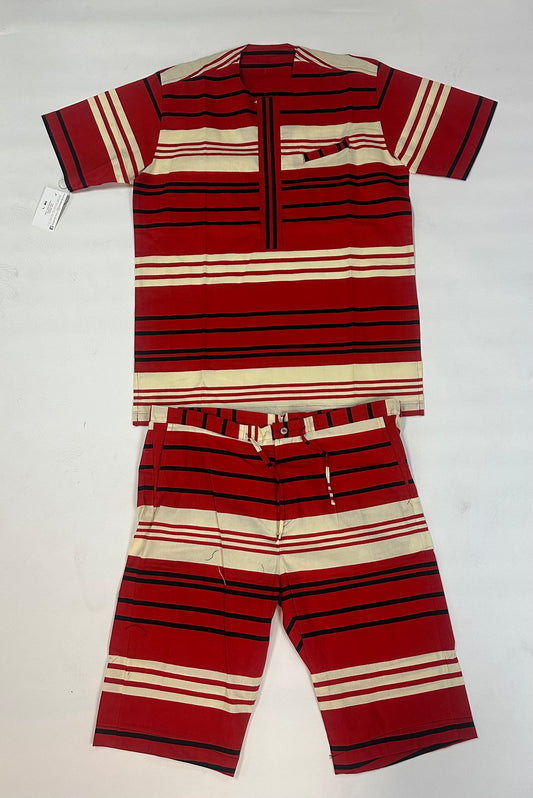 Men’s Short Sleeve Shorts Set