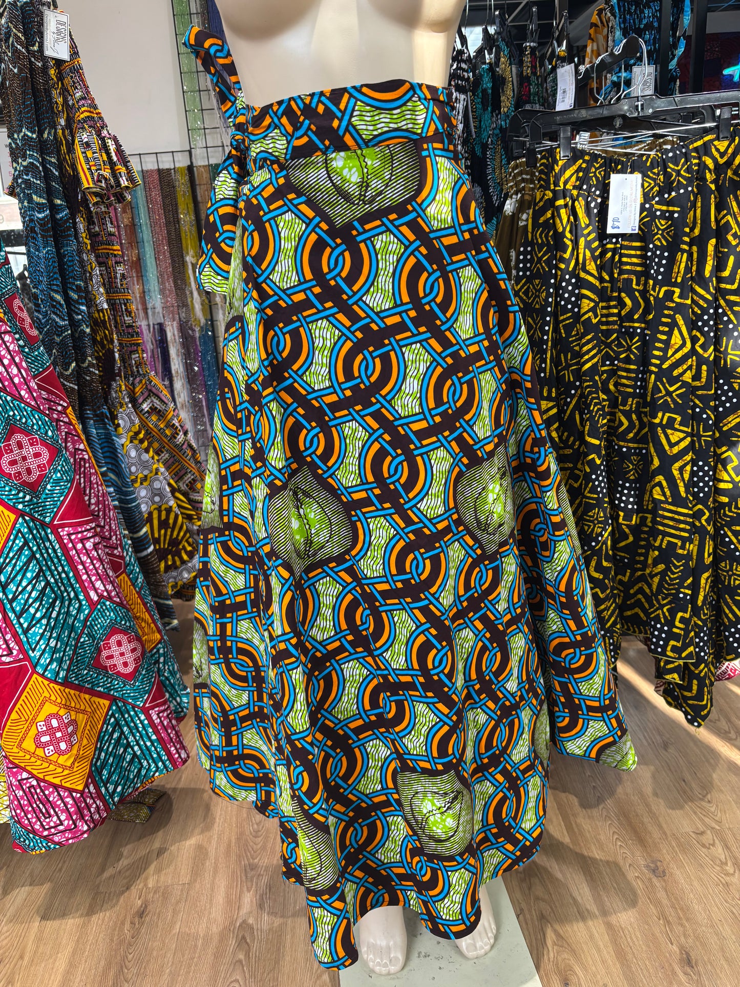 3 Way Wrap Dress / Skirt Long