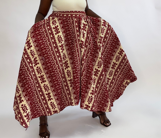 Angled Long Skirt