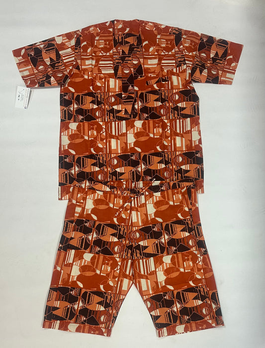 Men’s Short Sleeve Shorts Set