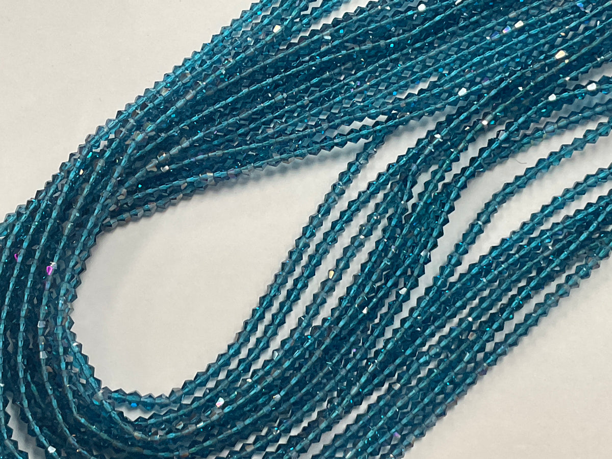 Ice Blue Iridescent Diamond Waistbead