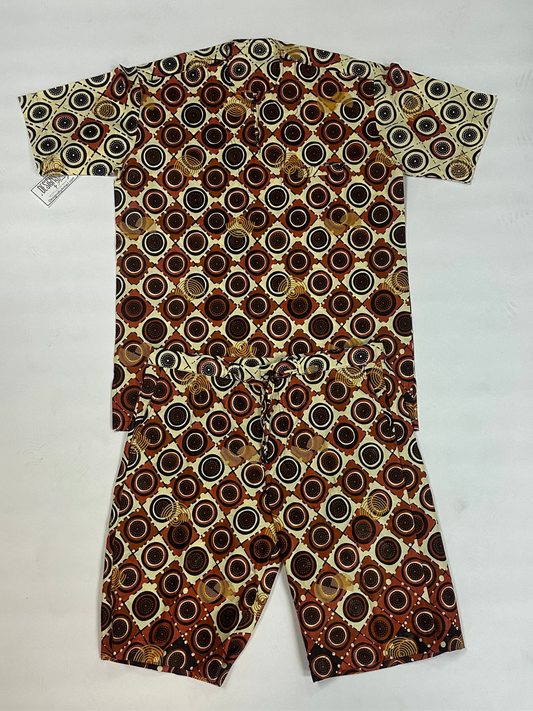 Men’s Short Sleeve Shorts Set