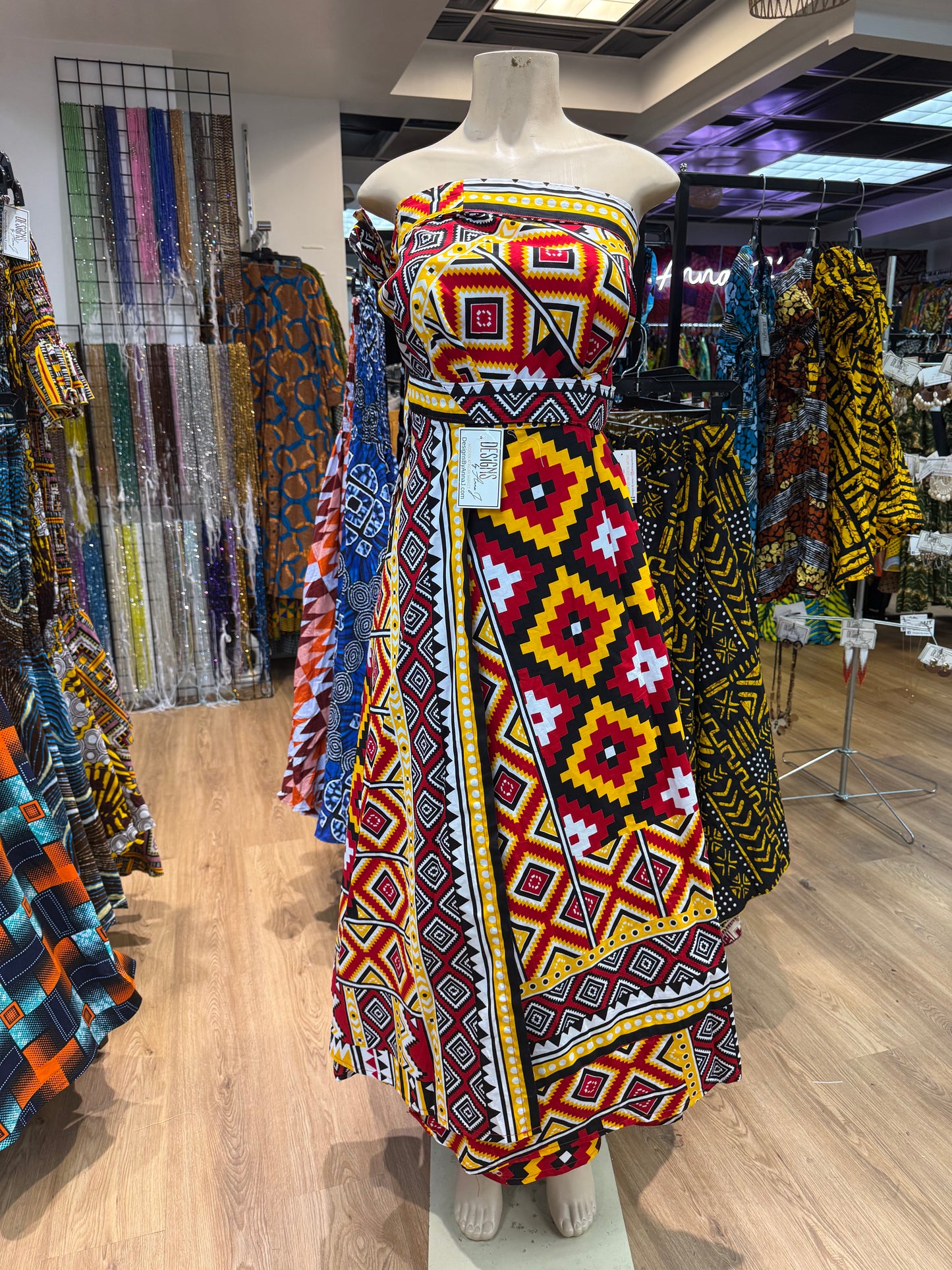 3 Way Wrap Dress / Skirt Long