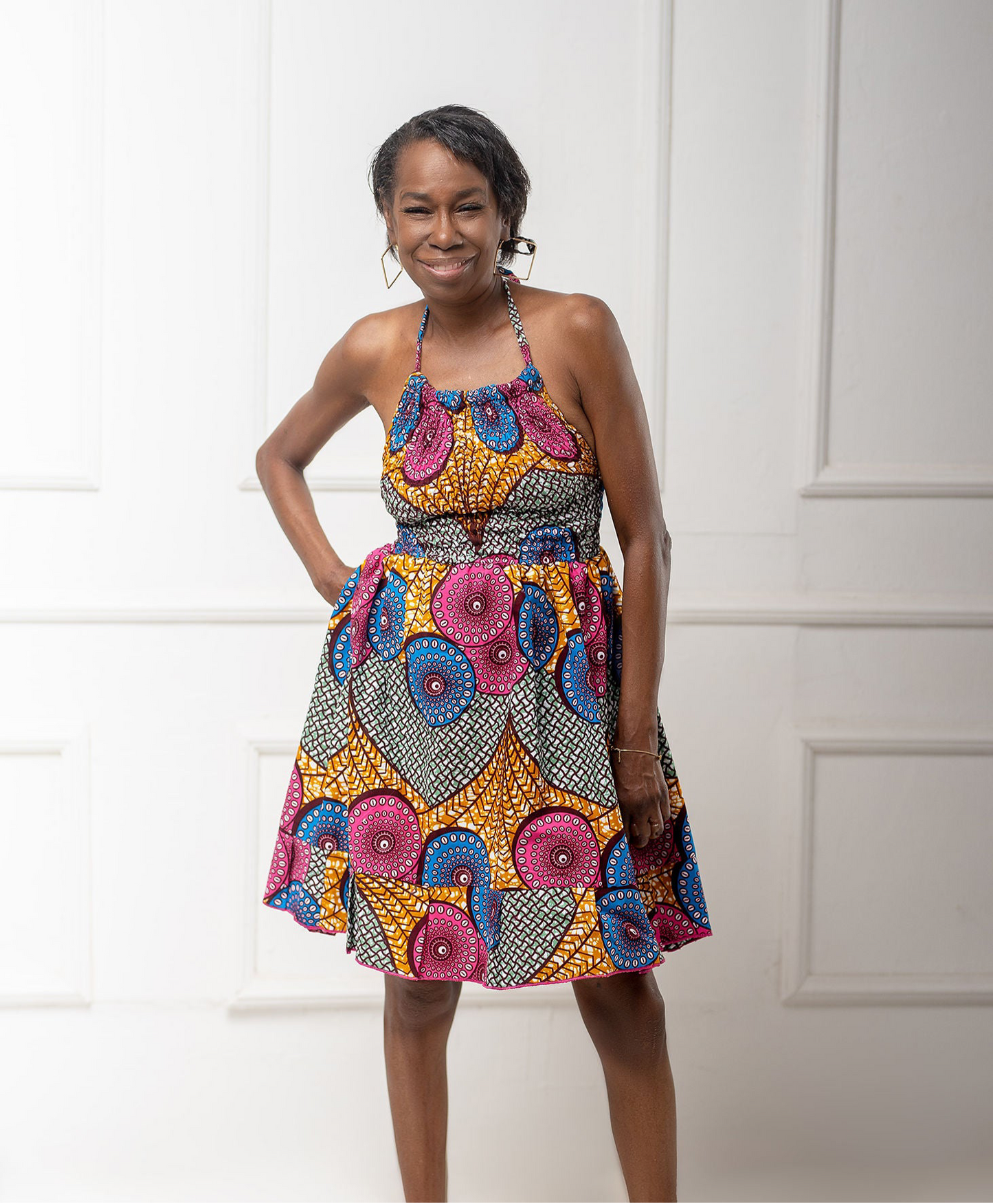 Halter Flare Dress