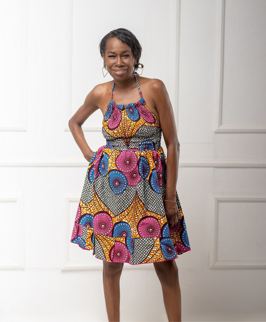 Halter Flare Dress